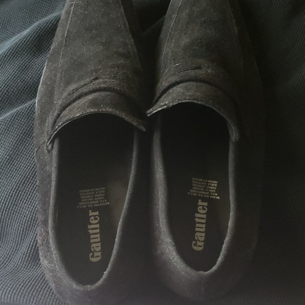Dress shoes black Suede